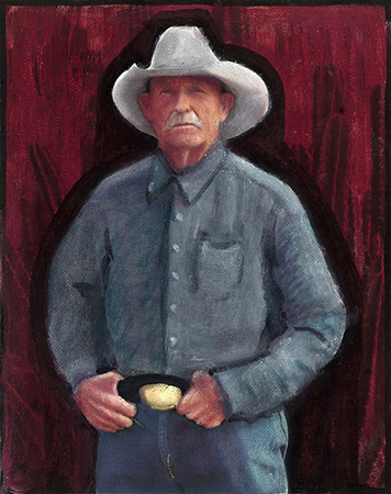 Portrait of Baldy Cowboy